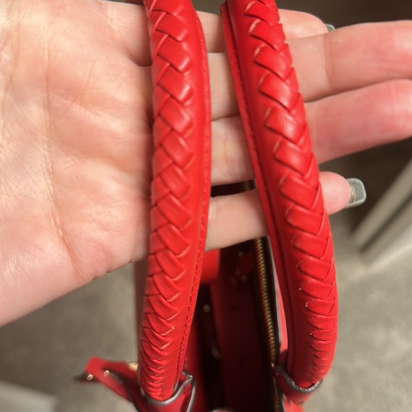 Michael Kors Blakley Red Handbag with strap and wallet NEW - Picture 13 of 16